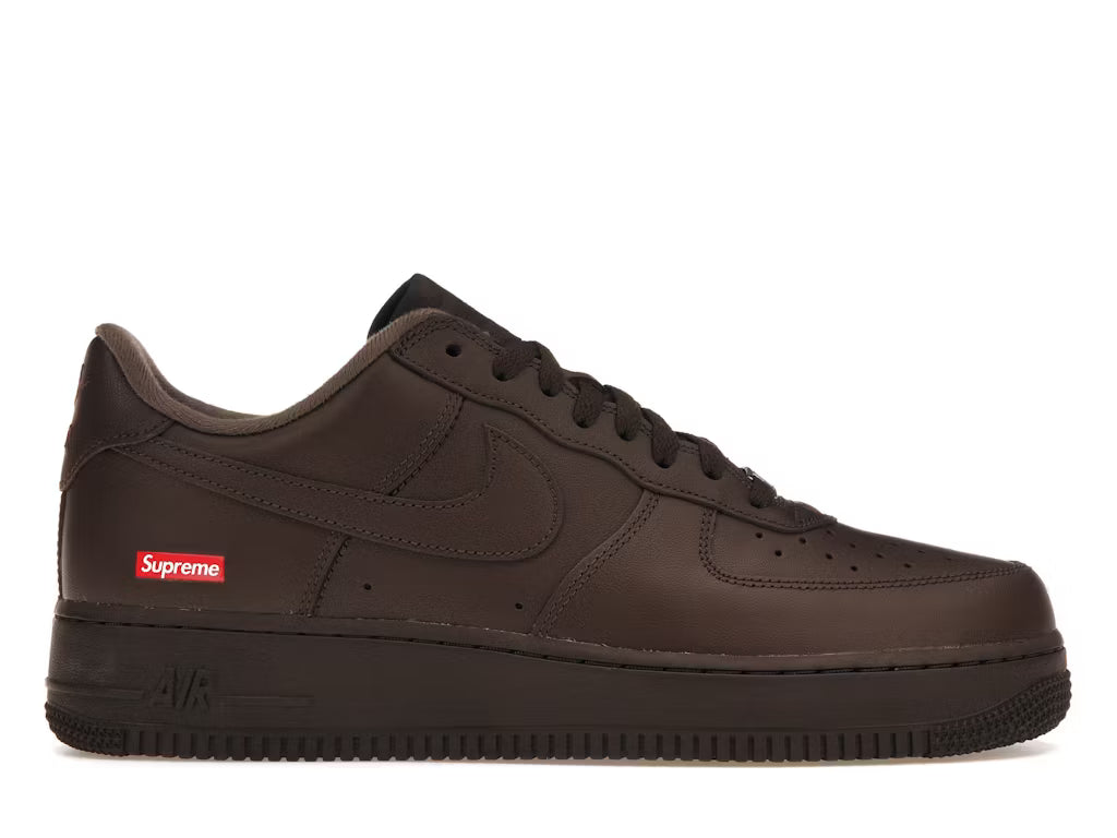 Nike Air Force 1 Low Supreme Box Logo Baroque Brown