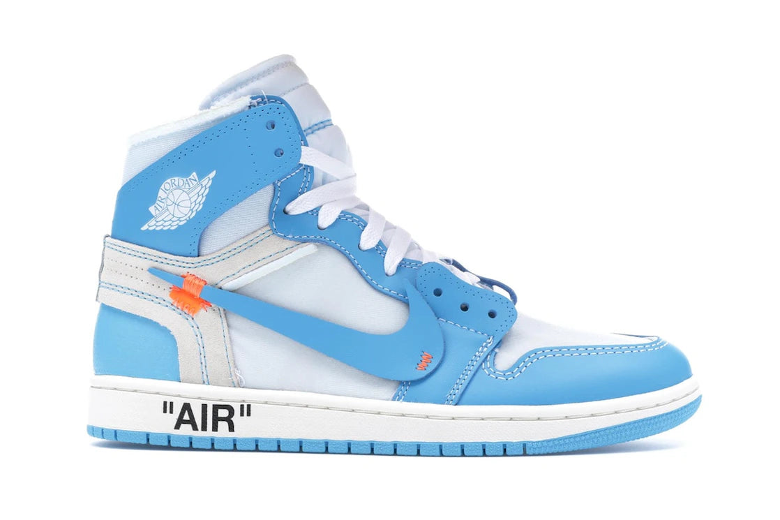 Jordan 1 Retro High Off-White University Blue - 360 View 2
