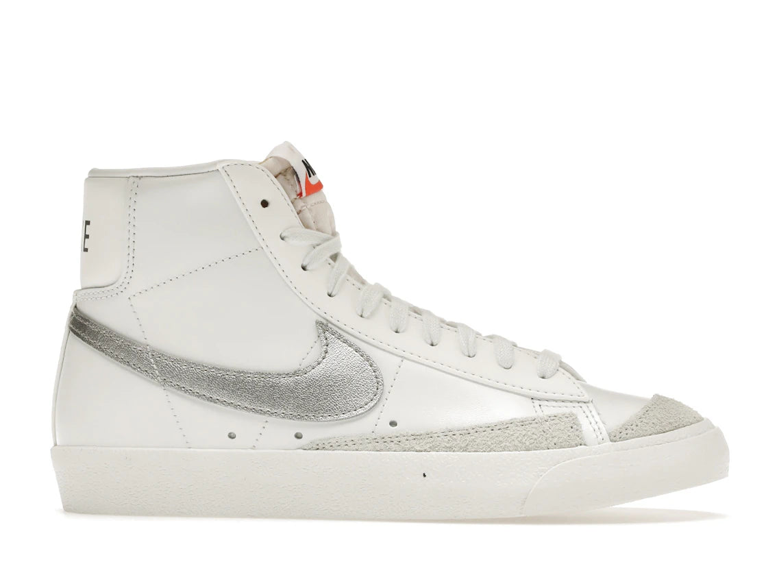 Nike Blazer Mid '77 Summit White Silver (Women's) - 360 View 2