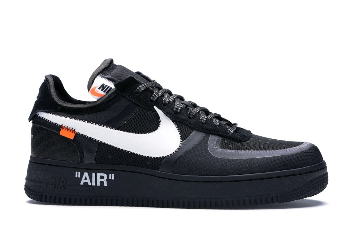 Nike Air Force 1 Low Off-White Black White - 360 View 2