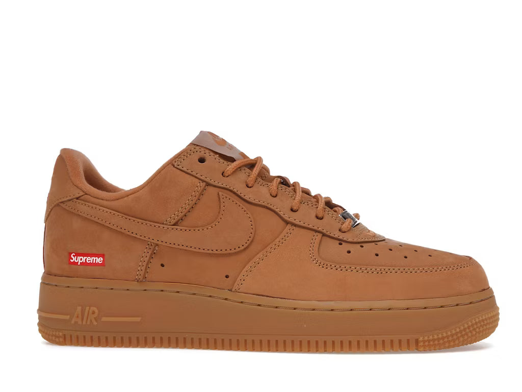 Nike AF1 Low Supreme Box Logo Wheat Flax – Sneakwear India