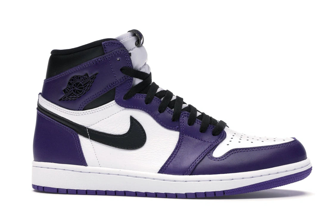 Jordan 1 Retro High Court Purple White - 360 View 2