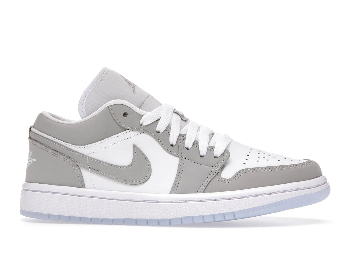 Jordan 1 Low Wolf Grey (Women's) - 360 View 2