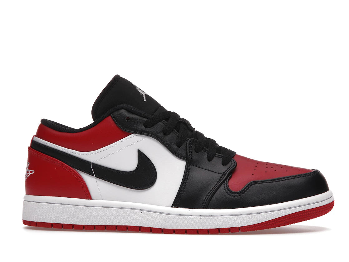 Jordan 1 Low Bred Toe - 360 View 2