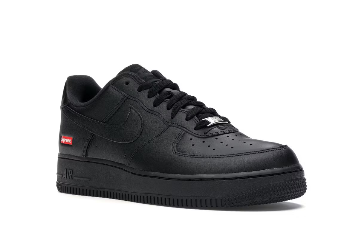 Supreme × Nike Air Force1 Low Black 28cm Nike Air Force 1 Low Supreme Box Logo Black – Sneakwear | India