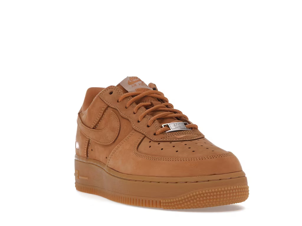 Nike AF1 Low Supreme Box Logo Wheat Flax – Sneakwear | India