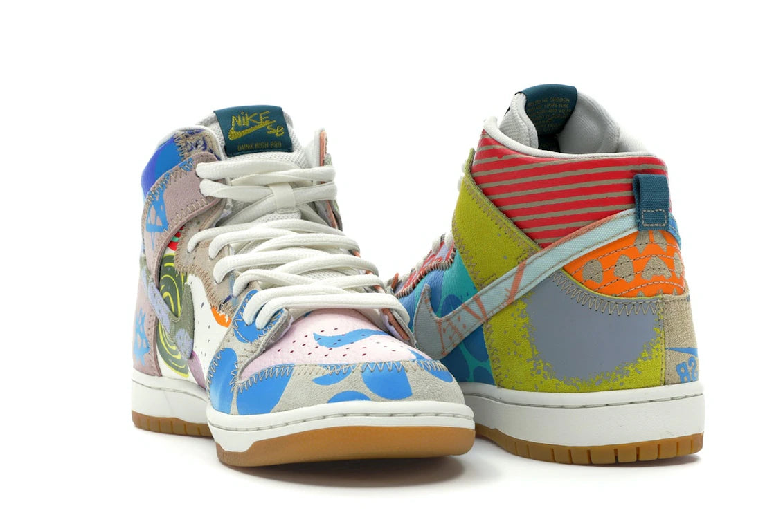 Nike SB Dunk High 'Thomas Cambell What The' – Sneakwear Pvt. Ltd