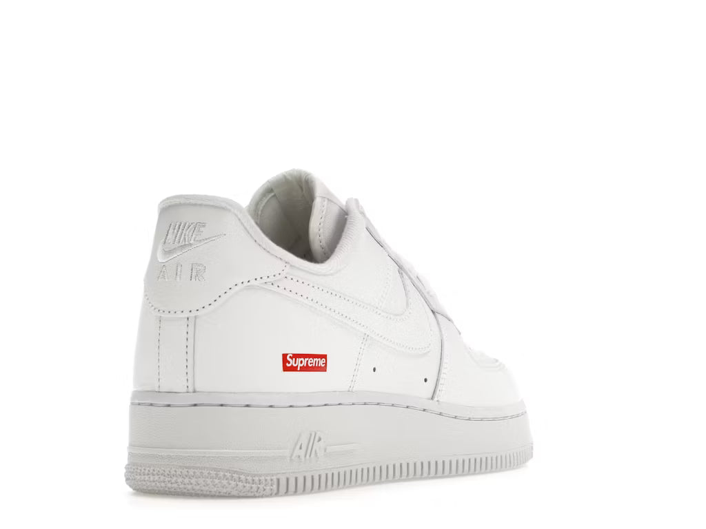 Nike Air Force 1 Low Supreme Box Logo White – Sneakwear | India